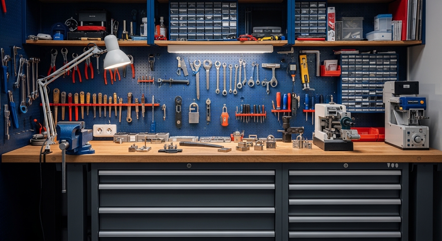 Atelier professionnel de serrurier